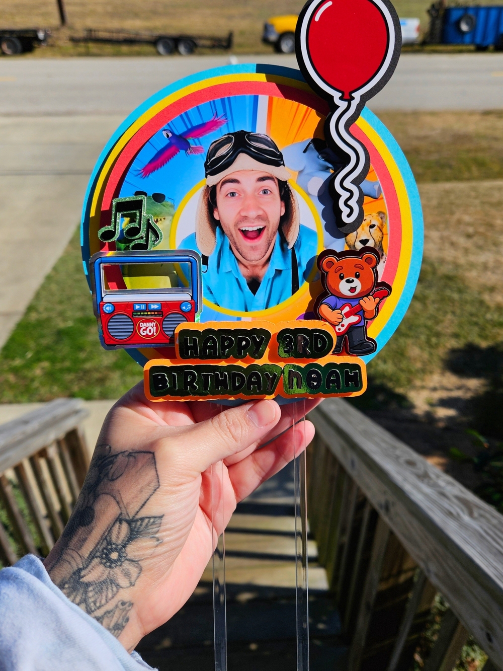 Danny Go! Cake Topper